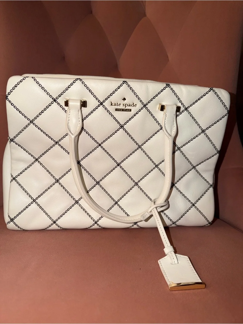 Kate Spade New York Quilted Leather Emerson Place Olivera Handbag